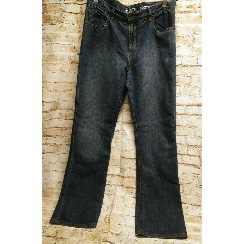 The Children's Place Girls Jeans Size 14 Bootcut Denim Pants School Casual